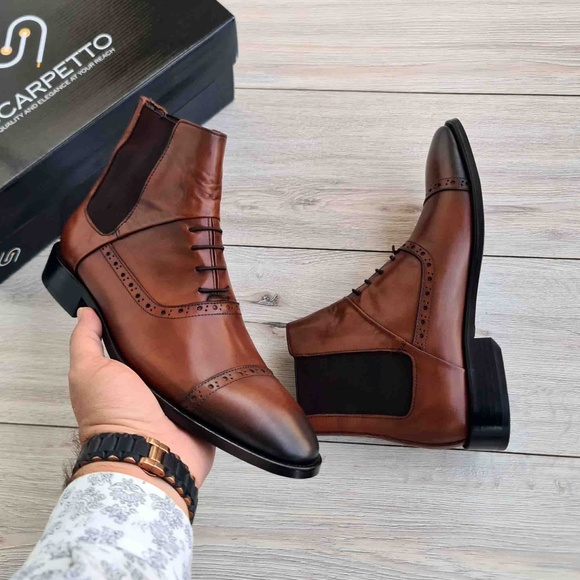 Men's Leather Chelsea Boots | Handmade - Picture 4 of 8